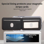 Porta carte magnetico RFID in similpelle per cellulare