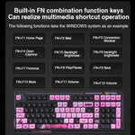LINGBAO K98 Tastiera Wireless Gaming 101 Tasti