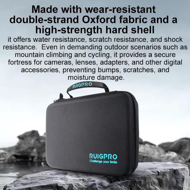 RUIGPRO Borsa rigida multifunzione 32x24x8 cm