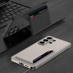 Custodia per Samsung Galaxy S26 Ultra 5G ultra sottile in pelle con supporto