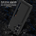 Custodia per Samsung Galaxy S26 Ultra 5G ultra sottile in pelle con supporto