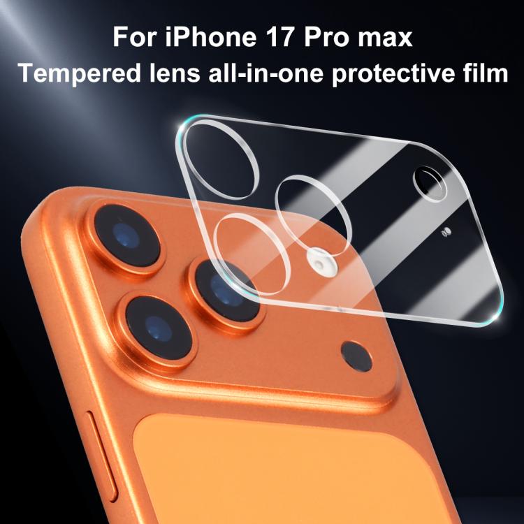 Pellicola protettiva per fotocamera in vetro temperato trasparente integrato XDcase (5 pezzi), For iPhone 17 Pro Max, For iPhone 17 Pro, For iPhone 17, For iPhone Air