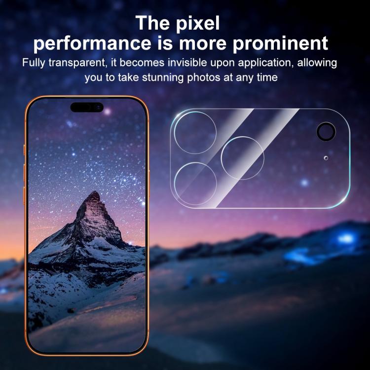Pellicola protettiva per fotocamera in vetro temperato trasparente integrato XDcase (5 pezzi), For iPhone 17 Pro Max, For iPhone 17 Pro, For iPhone 17, For iPhone Air