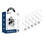 Pellicola protettiva per fotocamera in vetro temperato trasparente integrato XDcase (5 pezzi), For iPhone 17 Pro Max, For iPhone 17 Pro, For iPhone 17, For iPhone Air