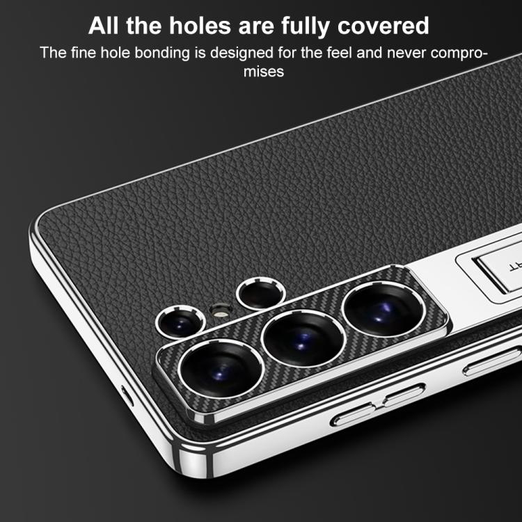 Custodia in pelle galvanizzata per Samsung Galaxy S26 Ultra 5G