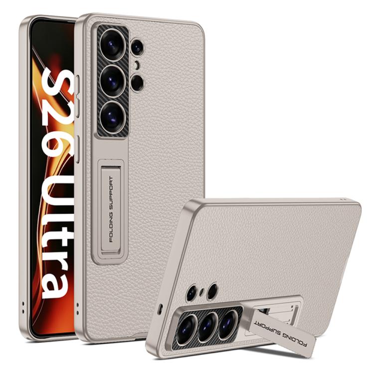 Custodia in pelle con regolatore meccanico per Samsung Galaxy S26 Ultra 5G