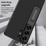 Custodia in pelle con regolatore meccanico per Samsung Galaxy S26 Ultra 5G