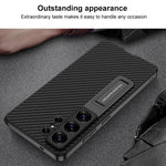 Custodia in pelle con regolatore meccanico per Samsung Galaxy S26 Ultra 5G