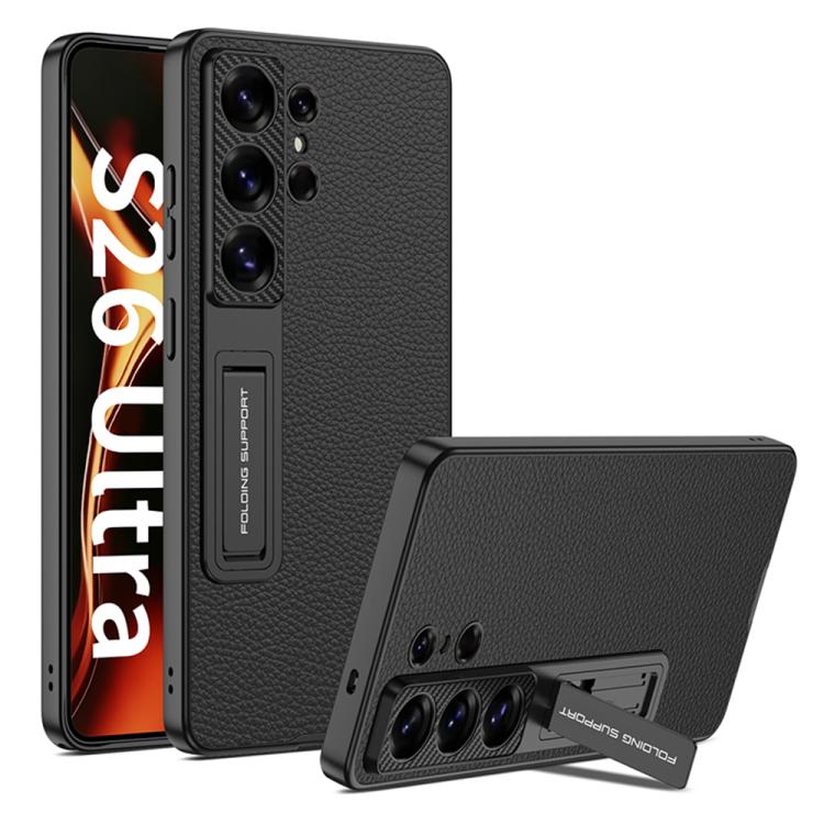 Custodia in pelle con regolatore meccanico per Samsung Galaxy S26 Ultra 5G