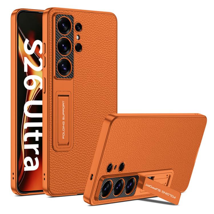 Custodia in pelle con regolatore meccanico per Samsung Galaxy S26 Ultra 5G