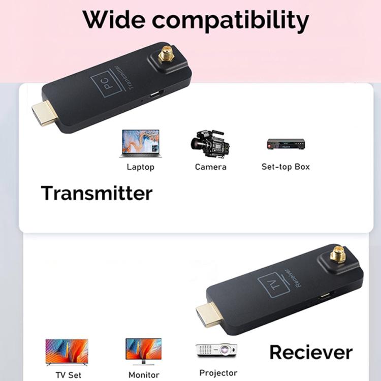 Set trasmettitore e ricevitore wireless per screen mirroring Measy AM18052T 5G