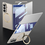 Custodia magnetica ultrasottile con cornice integrale e supporto girevole per