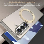 Custodia magnetica ultrasottile con cornice integrale e supporto girevole per