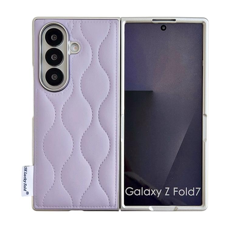 Custodia effetto giacca imbottita per Samsung Galaxy Z Flip6/7 FE e Fold7 5G