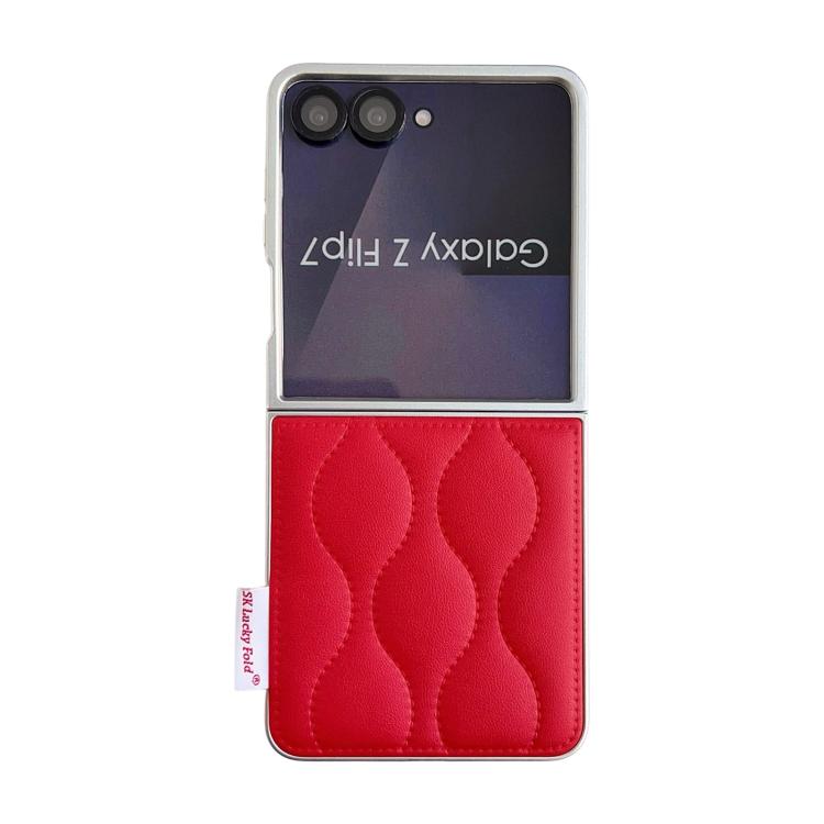 Custodia effetto giacca imbottita per Samsung Galaxy Z Flip7 5G e Flip5