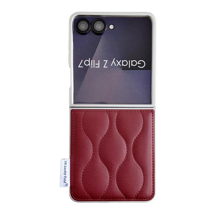 Custodia effetto giacca imbottita per Samsung Galaxy Z Flip7 5G e Flip5