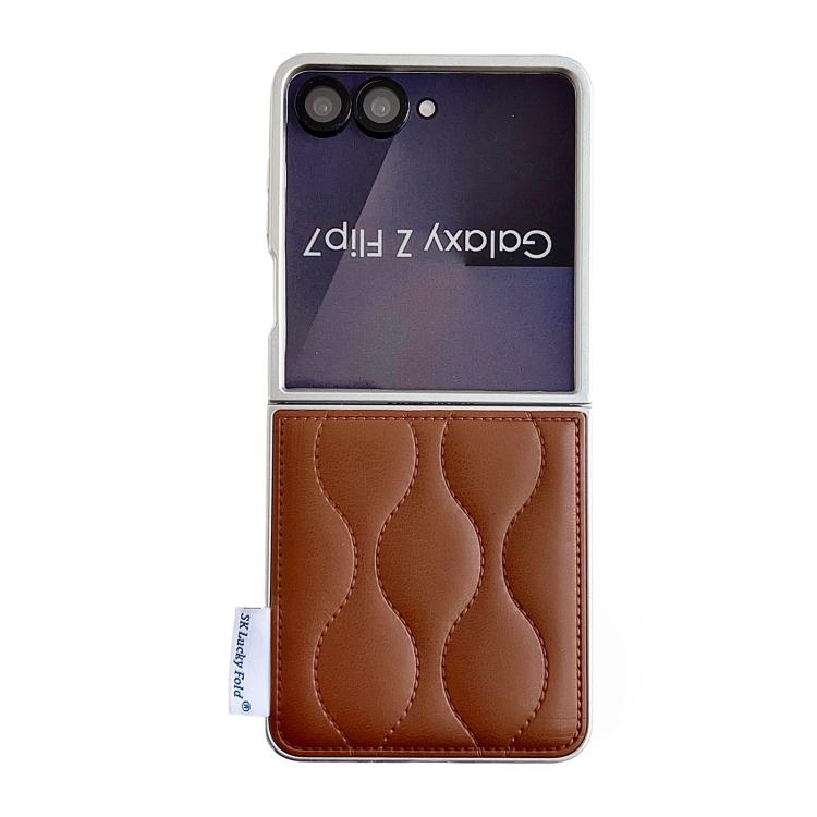 Custodia effetto giacca imbottita per Samsung Galaxy Z Flip7 5G e Flip5