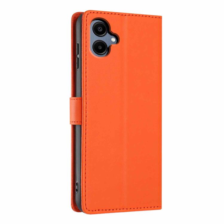 Custodia in ecopelle con stampa a rilievo di gatto per Samsung Galaxy M06 5G