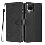 Custodia in ecopelle con stampa a rilievo di gatto per Samsung Galaxy M06 5G