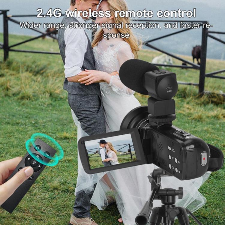 Videocamera digitale 4K zoomabile da 5600 pixel, With Microphone
