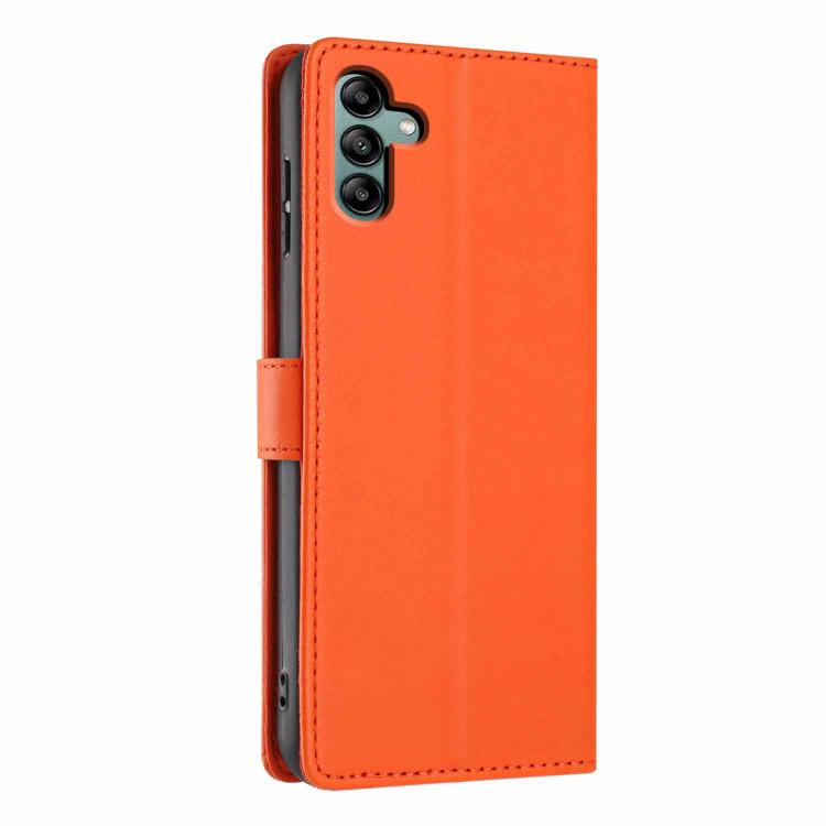 Custodia ecopelle con stampa gatto per Samsung Galaxy A13 5G, A53 5G e A73 5G