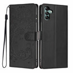 Custodia ecopelle con stampa gatto per Samsung Galaxy A13 5G, A53 5G e A73 5G