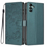 Custodia ecopelle con stampa gatto per Samsung Galaxy A13 5G, A53 5G e A73 5G