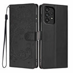 Custodia ecopelle con stampa gatto per Samsung Galaxy A13 5G, A53 5G e A73 5G