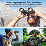 Binocolo zoom APEXEL 10-30X50 con doppi oculari grandi