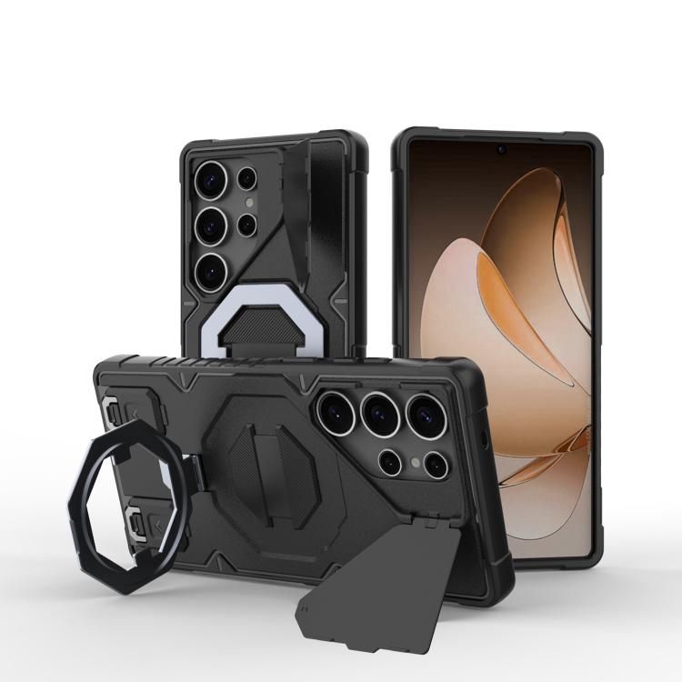 Custodia con cinturino e protezione fotocamera MagSafe per Samsung Galaxy S25
