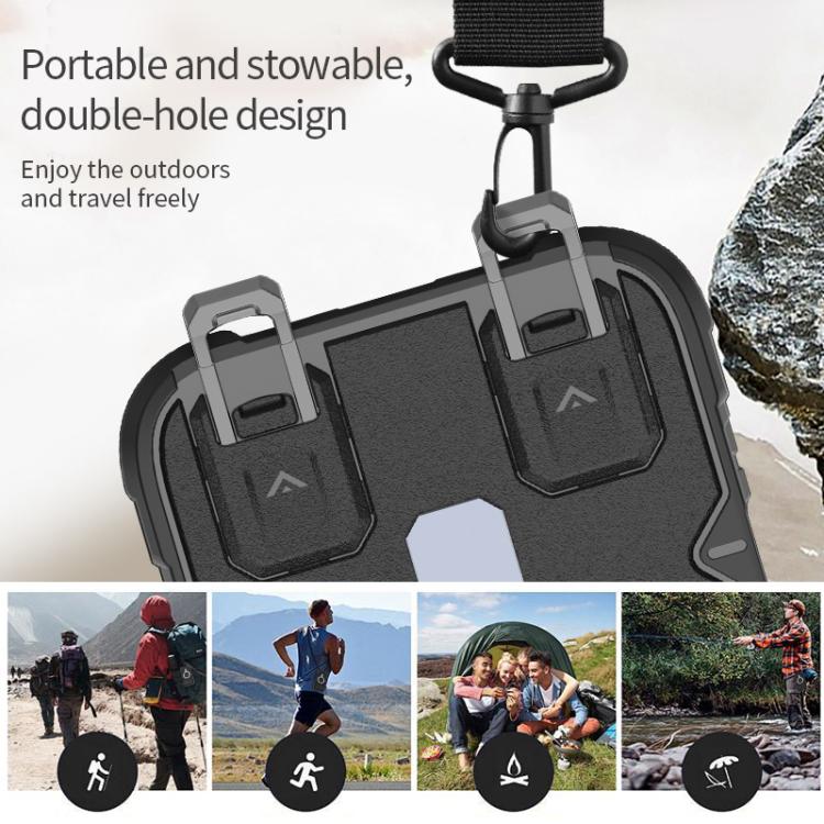 Custodia con cinturino e protezione fotocamera MagSafe per Samsung Galaxy S25