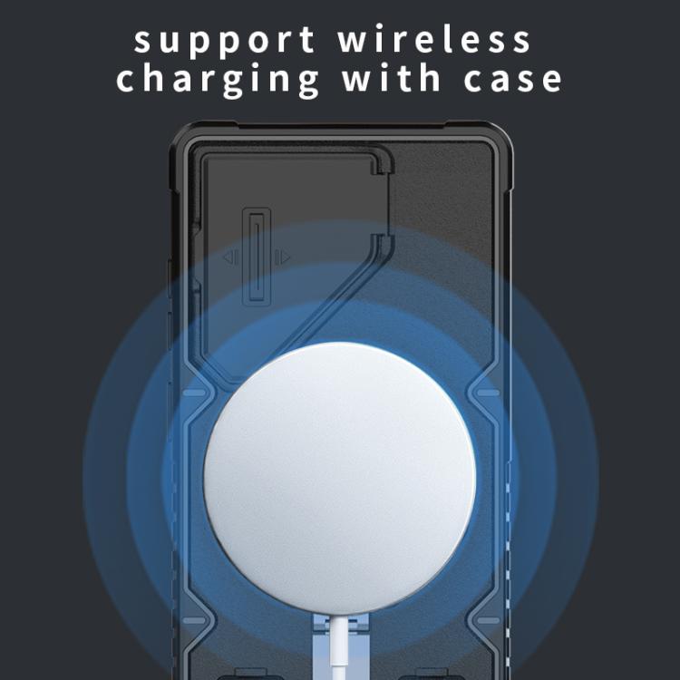 Custodia con cinturino e protezione fotocamera MagSafe per Samsung Galaxy S25