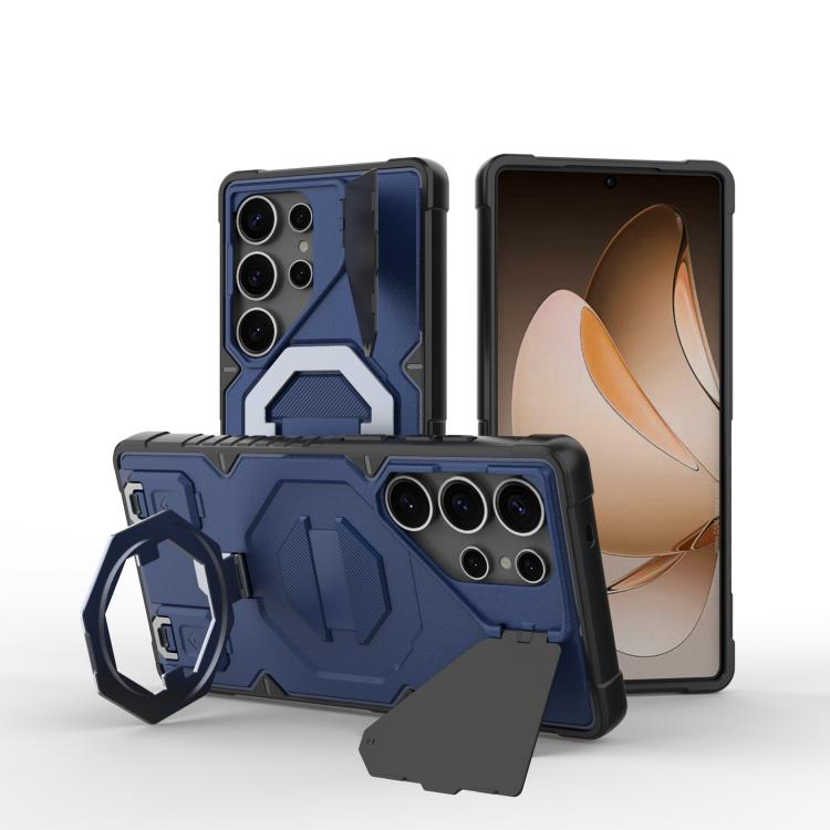 Custodia con cinturino e protezione fotocamera MagSafe per Samsung Galaxy S25