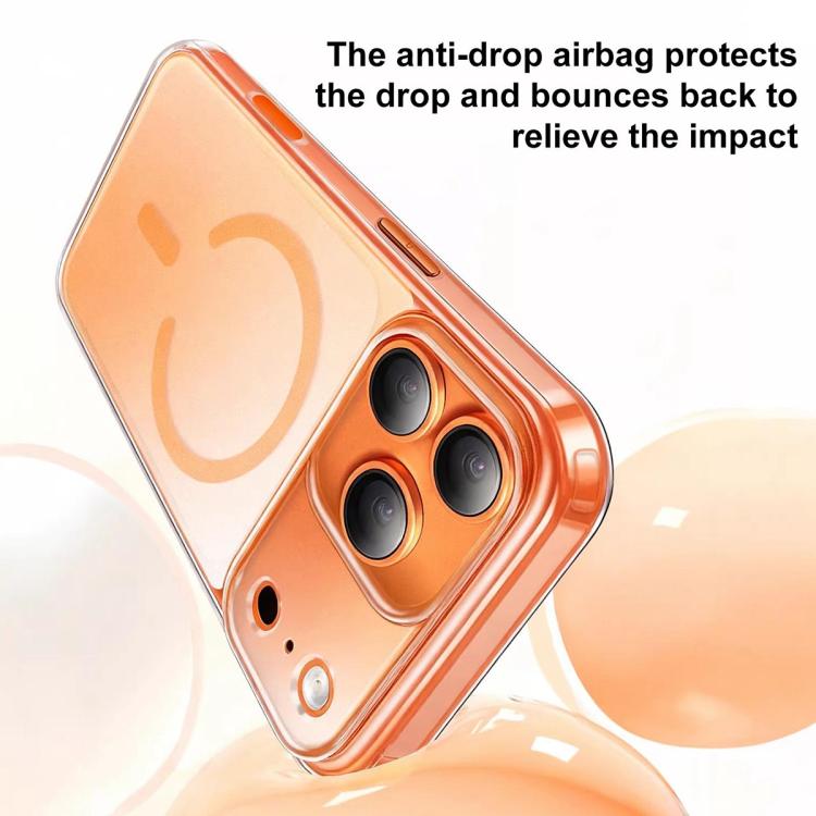 Custodia magnetica ibrida in PC satinato e TPU con tasto di rilevamento AI per telefono, For iPhone 16