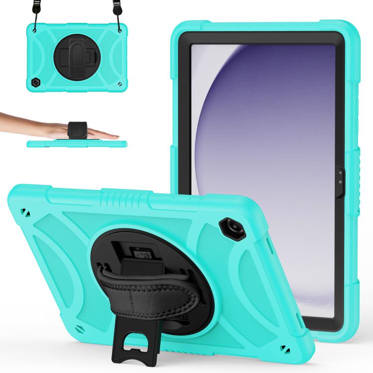 Custodia ibrida in silicone con supporto per Samsung Galaxy Tab A11+ e A9+