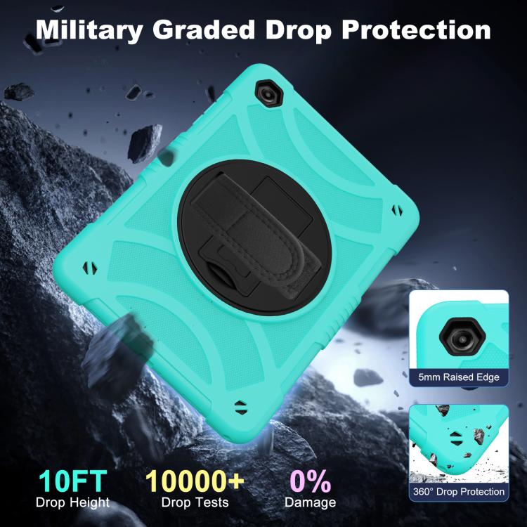 Custodia ibrida in silicone con supporto per Samsung Galaxy Tab A11+ e A9+