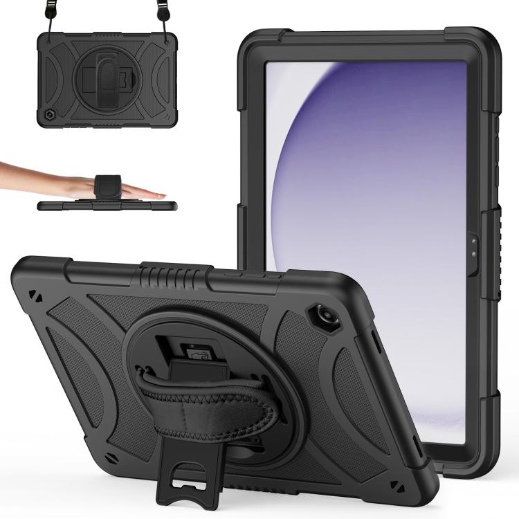 Custodia ibrida in silicone con supporto per Samsung Galaxy Tab A11+ e A9+