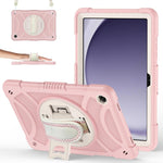 Custodia ibrida in silicone con supporto per Samsung Galaxy Tab A11+ e A9+