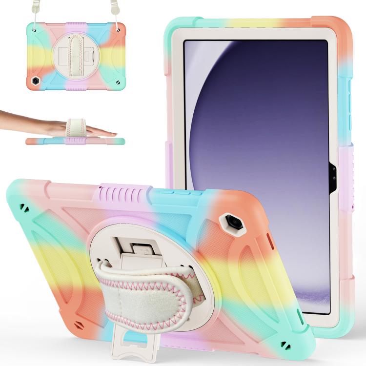 Custodia ibrida in silicone con supporto per Samsung Galaxy Tab A11+ e A9+