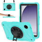 Custodia ibrida in silicone con supporto per Samsung Galaxy Tab A11+ e A9+