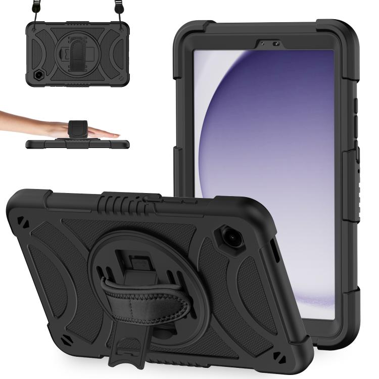 Custodia ibrida in silicone con supporto per Samsung Galaxy Tab A11+ e A9+