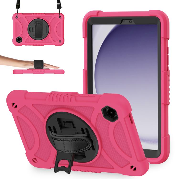 Custodia ibrida in silicone con supporto per Samsung Galaxy Tab A11+ e A9+