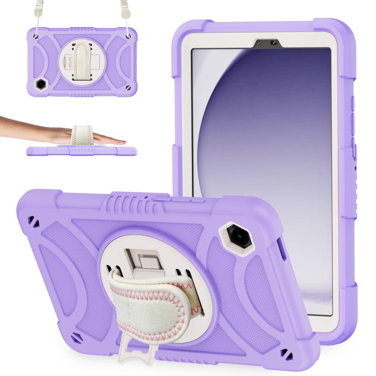 Custodia ibrida in silicone con supporto per Samsung Galaxy Tab A11+ e A9+