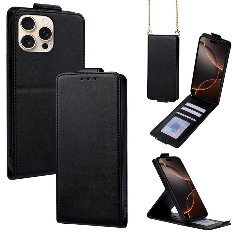 Cover a libro verticale in similpelle vegana tinta unita con tracolla, For iPhone 16 Pro, For iPhone 16 Plus, For iPhone 16, For iPhone 15 Pro Max, For iPhone 15 Pro, For iPhone 15 Plus