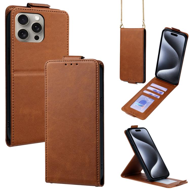 Cover a libro verticale in similpelle vegana tinta unita con tracolla, For iPhone 16 Pro, For iPhone 16 Plus, For iPhone 16, For iPhone 15 Pro Max, For iPhone 15 Pro, For iPhone 15 Plus