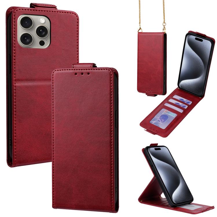 Cover a libro verticale in similpelle vegana tinta unita con tracolla, For iPhone 16 Pro, For iPhone 16 Plus, For iPhone 16, For iPhone 15 Pro Max, For iPhone 15 Pro, For iPhone 15 Plus