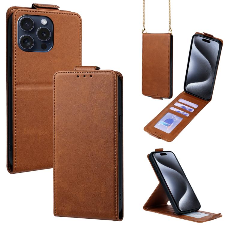 Cover a libro verticale in similpelle vegana tinta unita con tracolla, For iPhone 16 Pro, For iPhone 16 Plus, For iPhone 16, For iPhone 15 Pro Max, For iPhone 15 Pro, For iPhone 15 Plus
