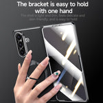 Custodia in vera pelle con supporto magnetico girevole per Samsung Galaxy Z
