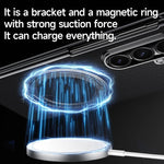 Custodia in vera pelle con supporto magnetico girevole per Samsung Galaxy Z