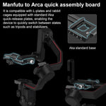 Supporto gimbal SmallRig per DJI RS3 Mini con piastra Arca-Swiss